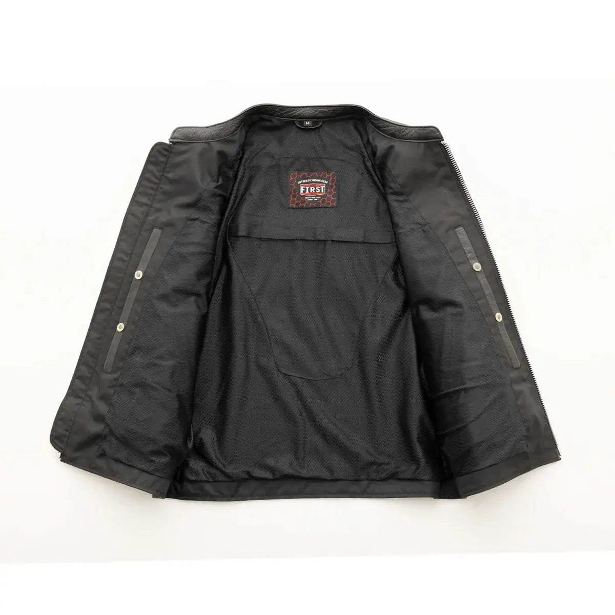 Titan Men's Motorcycle Leather Jacket - First Manufacturing Company - Flyclothing LLC