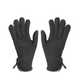 tittimitti® 100% Virgin Wool Unisex Gloves with Genuine Leather Trim