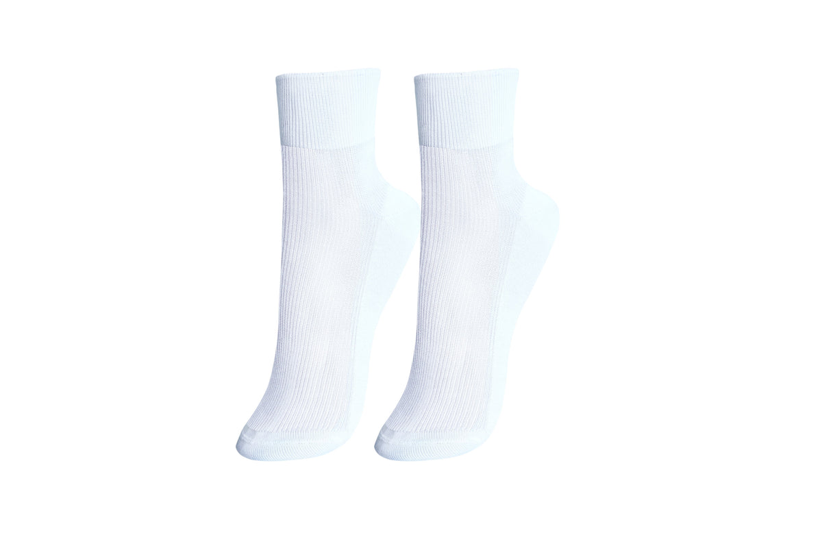 TITTIMITTI® Women’s 100% Mercerized Cotton Filo di Scozia Socks — 1 Pair, Made in Italy - tittimitti - Flyclothing LLC