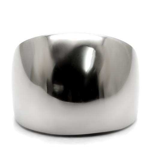 TK034 - High polished (no plating) Stainless Steel Ring with No Stone - Alamode - Flyclothing LLC