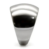 TK034 - High polished (no plating) Stainless Steel Ring with No Stone - Alamode - Flyclothing LLC