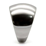 TK034 - High polished (no plating) Stainless Steel Ring with No Stone - Alamode - Flyclothing LLC