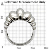 TK035 - High polished (no plating) Stainless Steel Ring with No Stone - Alamode