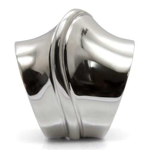 TK036 - High polished (no plating) Stainless Steel Ring with No Stone - Alamode - Flyclothing LLC