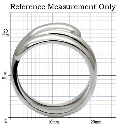 TK037 - High polished (no plating) Stainless Steel Ring with No Stone