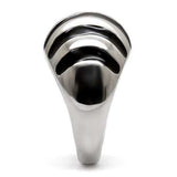 TK038 - High polished (no plating) Stainless Steel Ring with No Stone - Alamode - Flyclothing LLC
