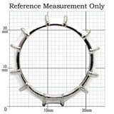 TK039 - High polished (no plating) Stainless Steel Ring with No Stone - Alamode