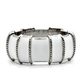 TK039 - High polished (no plating) Stainless Steel Ring with No Stone - Alamode - Flyclothing LLC