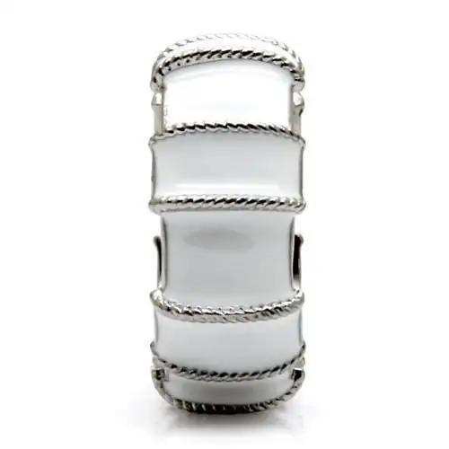 TK039 - High polished (no plating) Stainless Steel Ring with No Stone - Alamode - Flyclothing LLC
