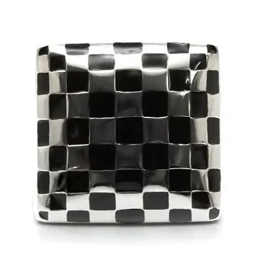 TK040 - High polished (no plating) Stainless Steel Ring with No Stone - Alamode - Flyclothing LLC
