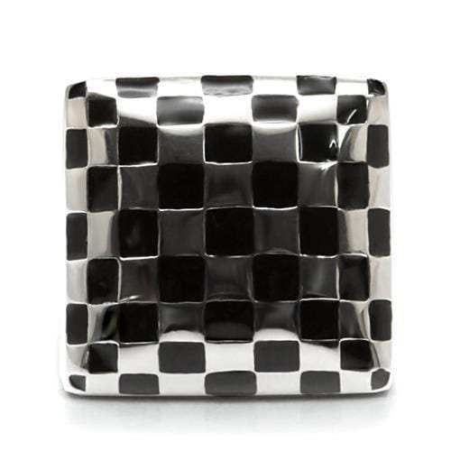 TK040 - High polished (no plating) Stainless Steel Ring with No Stone - Alamode - Flyclothing LLC