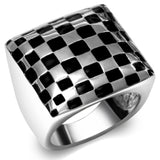 TK040 - High polished (no plating) Stainless Steel Ring with No Stone - Alamode