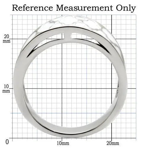 TK041 - High polished (no plating) Stainless Steel Ring with No Stone - Alamode - Flyclothing LLC