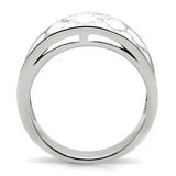 TK041 - High polished (no plating) Stainless Steel Ring with No Stone - Alamode - Flyclothing LLC