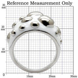 TK042 - High polished (no plating) Stainless Steel Ring with No Stone - Alamode