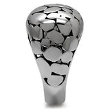 TK048 - High polished (no plating) Stainless Steel Ring with No Stone - Alamode - Flyclothing LLC