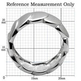 TK049 - High polished (no plating) Stainless Steel Ring with No Stone - Alamode - Flyclothing LLC