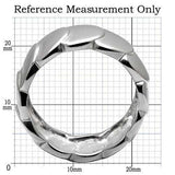TK049 - High polished (no plating) Stainless Steel Ring with No Stone - Alamode - Flyclothing LLC