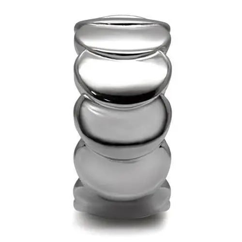 TK049 - High polished (no plating) Stainless Steel Ring with No Stone - Alamode - Flyclothing LLC