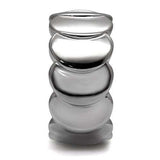 TK049 - High polished (no plating) Stainless Steel Ring with No Stone - Alamode - Flyclothing LLC