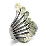 TK1001 - High polished (no plating) Stainless Steel Ring with No Stone - Alamode - Flyclothing LLC