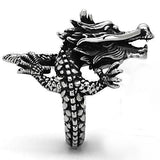TK1012 - High polished (no plating) Stainless Steel Ring with No Stone - Alamode - Flyclothing LLC
