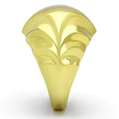 TK1026 - IP Gold(Ion Plating) Stainless Steel Ring with No Stone - Alamode - Flyclothing LLC