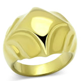 TK1026 - IP Gold(Ion Plating) Stainless Steel Ring with No Stone - Alamode - Flyclothing LLC