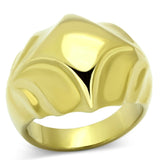 TK1026 - IP Gold(Ion Plating) Stainless Steel Ring with No Stone - Alamode