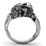 TK1039 - High polished (no plating) Stainless Steel Ring with No Stone - Alamode