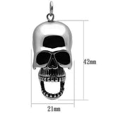 TK1047 - High polished (no plating) Stainless Steel Pendant with No Stone - Alamode