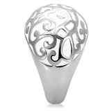 TK107 - High polished (no plating) Stainless Steel Ring with No Stone - Alamode - Flyclothing LLC