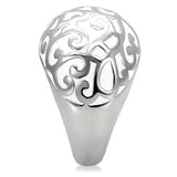 TK107 - High polished (no plating) Stainless Steel Ring with No Stone - Alamode - Flyclothing LLC