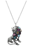 TK1125 - High polished (no plating) Stainless Steel Chain Pendant with Top Grade Crystal  in Multi Color - Alamode