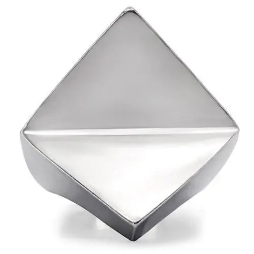 TK136 - High polished (no plating) Stainless Steel Ring with No Stone - Alamode - Flyclothing LLC