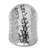 TK140 - High polished (no plating) Stainless Steel Ring with No Stone - Alamode - Flyclothing LLC