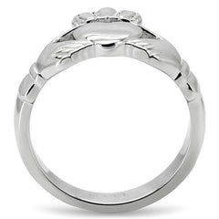 TK160 - High polished (no plating) Stainless Steel Ring with No Stone