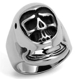 TK1942 - High polished (no plating) Stainless Steel Ring with No Stone - Alamode - Flyclothing LLC
