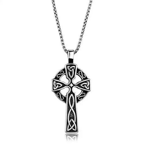 TK1994 - High polished (no plating) Stainless Steel Necklace with No Stone - Alamode - Flyclothing LLC