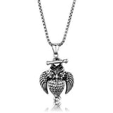 TK1996 - High polished (no plating) Stainless Steel Necklace with No Stone - Alamode - Flyclothing LLC