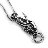 TK2005 - High polished (no plating) Stainless Steel Necklace with No Stone - Alamode - Flyclothing LLC
