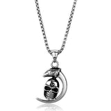 TK2012 - High polished (no plating) Stainless Steel Necklace with No Stone - Alamode