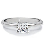 TK202 - High polished (no plating) Stainless Steel Ring with AAA Grade CZ in Clear - Alamode - Flyclothing LLC