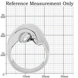 TK207 - High polished (no plating) Stainless Steel Ring with No Stone - Alamode