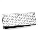 TK2087 - High polished (no plating) Stainless Steel Money clip with No Stone - Alamode - Flyclothing LLC