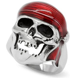 TK210 - High polished (no plating) Stainless Steel Ring with No Stone - Alamode - Flyclothing LLC