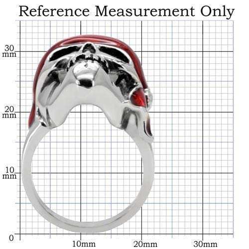 TK210 - High polished (no plating) Stainless Steel Ring with No Stone - Alamode - Flyclothing LLC