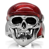 TK210 - High polished (no plating) Stainless Steel Ring with No Stone - Alamode - Flyclothing LLC