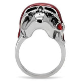 TK210 - High polished (no plating) Stainless Steel Ring with No Stone - Alamode - Flyclothing LLC
