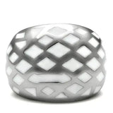 TK216 - High polished (no plating) Stainless Steel Ring with No Stone - Alamode - Flyclothing LLC